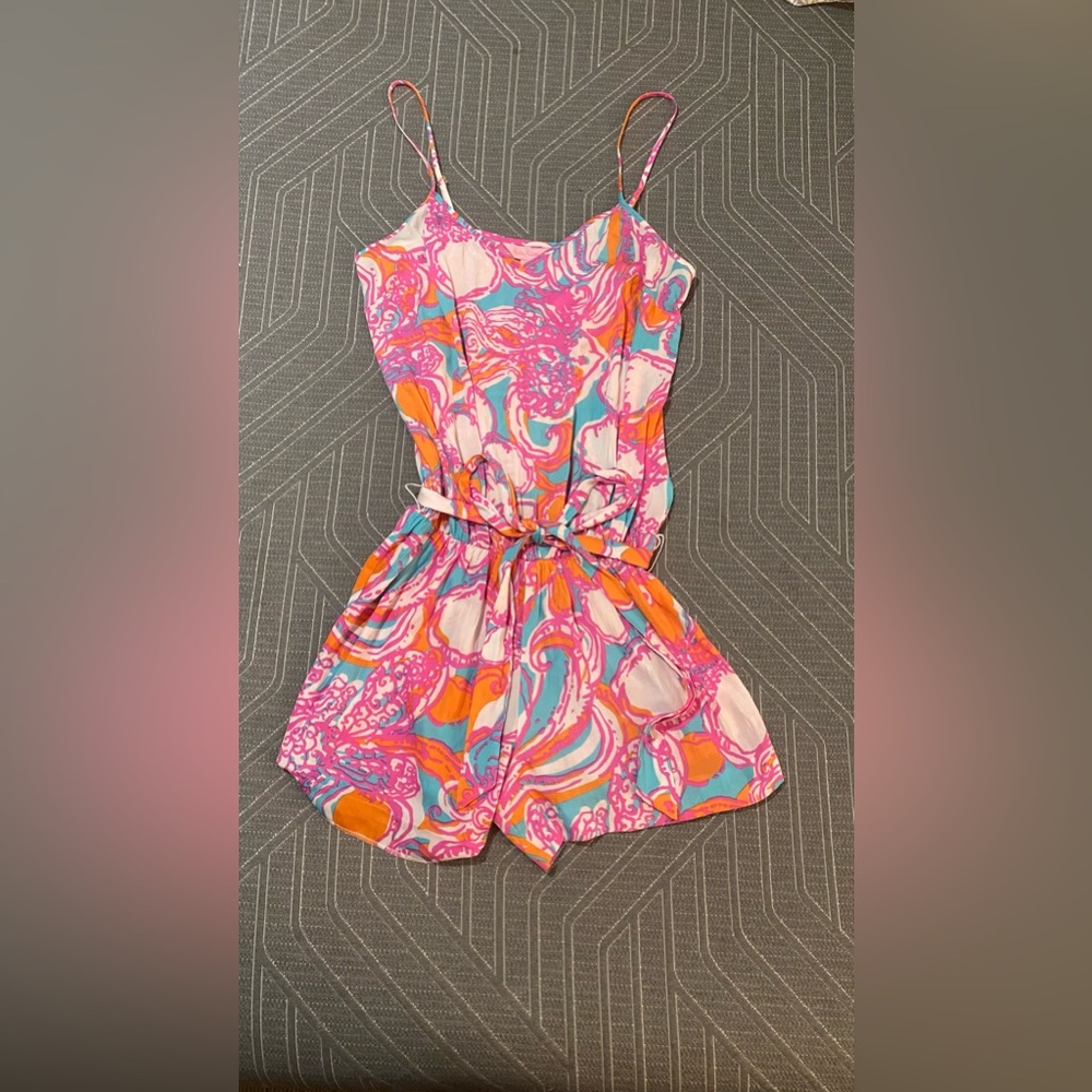 XS Lilly Pulitzer Spaghetti Strap Romper - Multi Color